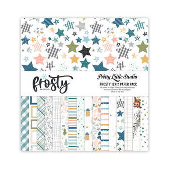 Pretty Little Studio - 12&quot;x12&quot; Paper Pack: Frosty