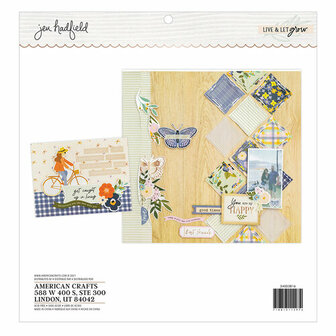 Jen Hadfield - Live and Let Grow Collection - 12 x 12 Paper Pad 