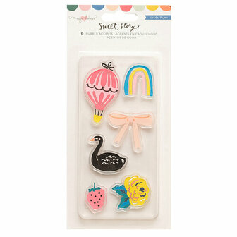 Maggie Holmes - Sweet Story Collection - Self Adhesive Rubber Accents