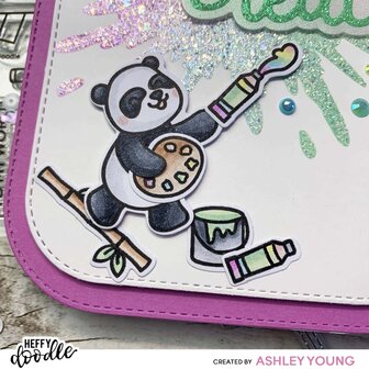 Heffy Doodle - Pandtastic Painters Clear Stamps
