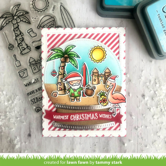 Lawn Fawn - Clear Stamps: Beachy Christmas