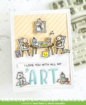 Lawn Fawn - Clear Stamps: Just Add Glitter