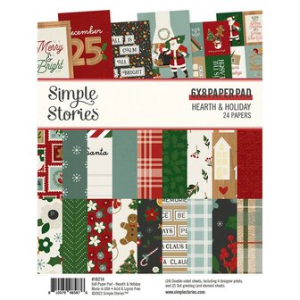 Simple Stories - Hearth &amp; Holiday 6&quot;x8&quot; Paper Pad