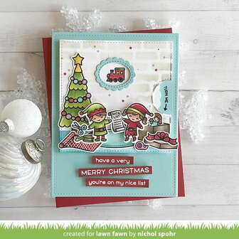 Lawn Fawn - Clear stamps: Holiday Helpers