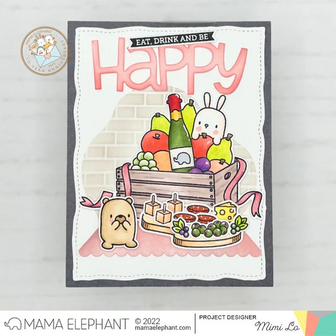 Mama Elephant - Clear Stamps: GIFT CRATE