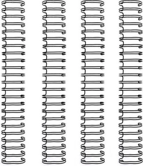 We R Memory Keepers - Cinch Binding Wires 1,58 cm: Black