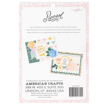 American Crafts &ndash; Maggie Holmes 6&quot;x8&quot; Paper Pad: Parasol