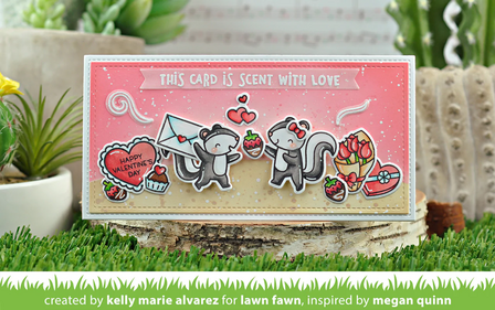 Lawn Fawn - Add-On Clear Stamps: Scent With Love