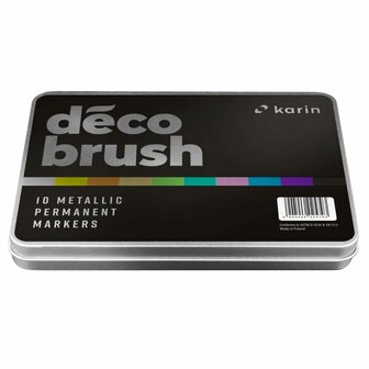 Karin - Deco Brush markers Metallic Box