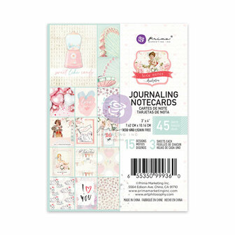 Prima Marketing - 3&quot;x4&quot; journaling cards: Love Notes