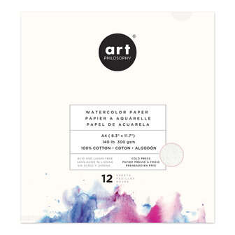 Art Philosophy - Watercolor A4 Paper Pad