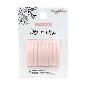 Crate Paper &bull; Day-to-Day planner discs medium Blush