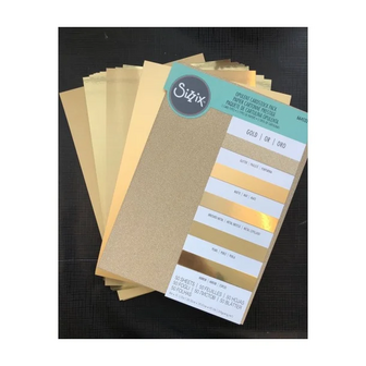 Sizzix - The Opulent Cardstock Pack Gold