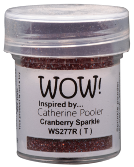 Wow! WS277R (T) Embossing Glitter Cranberry Sparkle