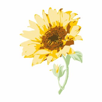 Sizzix - Layered Clear Stamps Sunflower Stem