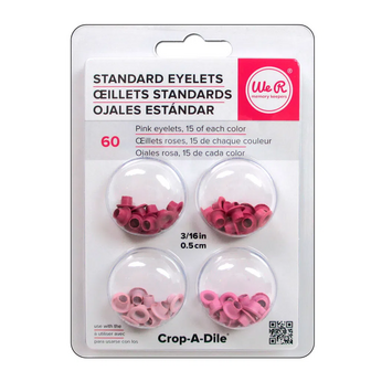 We R Memory Keepers - Crop-A-Dile Standard Eyelets: Pink