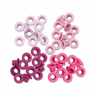 We R Memory Keepers - Crop-A-Dile Standard Eyelets: Pink