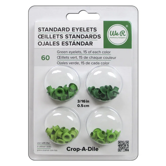 We R Memory keepers - Crop-A-Dile Standard Eyelets: Green