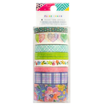 American Crafts - Paige Evans - Blooming Wild Washi Tape Spools