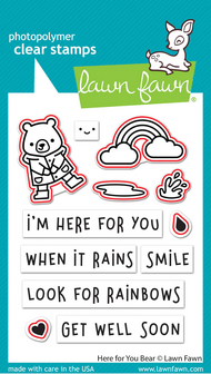 Lawn Fawn - Lawn Cuts: Here for You Bear