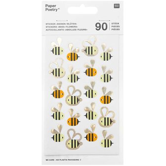 Paper Poetry by Rico Design Stickers:  Bees / Flowers