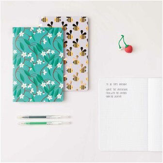 Paper Poetry by Rico Design Notebooks Just Bees + Fruits + Flowers, cherries