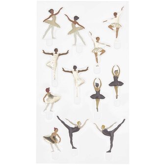 Paper Poetry by Rico Design FIGURICO gel stickers, ballet