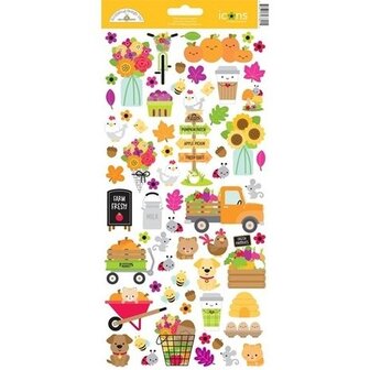 Doodlebug - Icons Stickers: Farmers Market