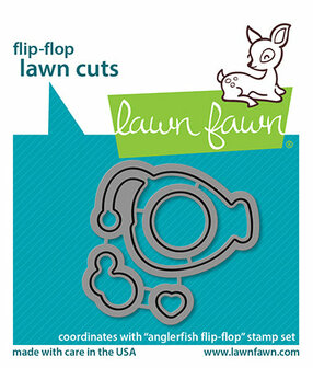 Lawn Fawn - anglerfish Flip-Flop Lawn Cuts
