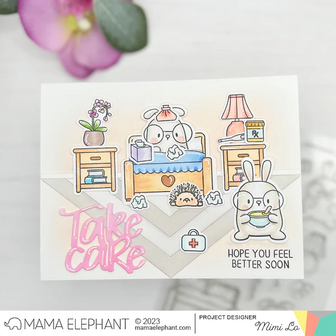 Mama Elephant - Clear stamps: FEEL BETTER