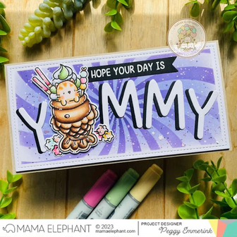 Mama Elephant - Clear Stamps: YUMMY SNACKS