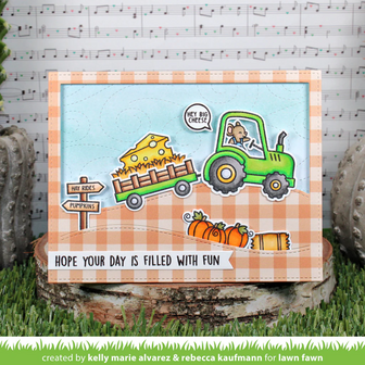 Lawn Fawn - Clear Stamps: Hay There, Hayrides! Mice Add-On