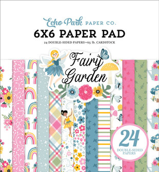 Echo Park - 6&quot;x6&quot; Paper Pad: Fairy Garden