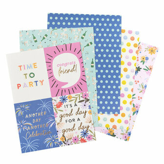 American Crafts - 6x8 Inch Paper Pad: Life of the Party