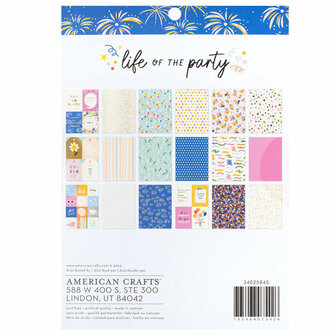 American Crafts - 6x8 Inch Paper Pad: Life of the Party