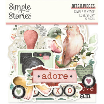 Simple Stories - Bits &amp; Pieces: Simple Vintage Love Story
