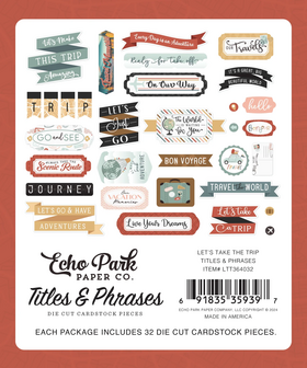 Echo Park - Titles &amp; Phrases: Let&#039;s Take The Trip