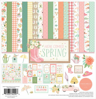 Carta Bella - Here Comes Spring 12x12 Inch Collection Kit (CBHCS352016)
