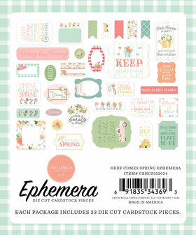 Carta Bella - Here Comes Spring Ephemera (CBHCS352024)