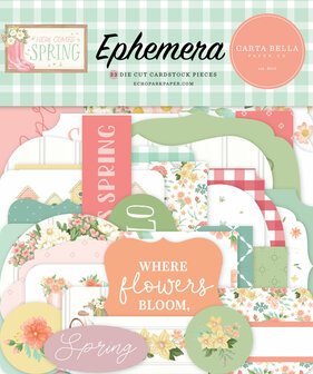 Carta Bella - Here Comes Spring Ephemera (CBHCS352024)