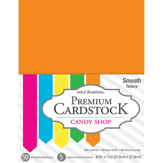 Core&#039;dinations - Value Pack Smooth Cardstock: Candy Shop