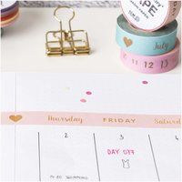 Paper Poetry by Rico Design Washi Tape: Months