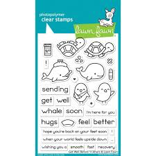 Lawn Fawn - Clear Stamps: Get Well Before &#039;n Afters