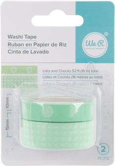 We R Memory Keepers - Washi Tape: Lists and Checks