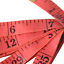 Sewing ruler: red