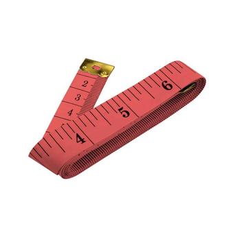 Sewing ruler: red