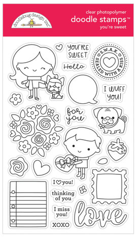 Doodlebug - Doodle stamps: You're Sweet