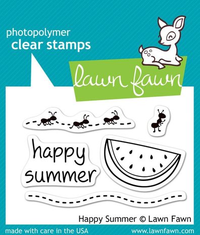Lawn Fawn - Clear Stamps: Happy Summer