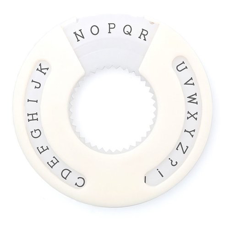 We R Memory Keepers - Label IT Font Wheel: Large Serif
