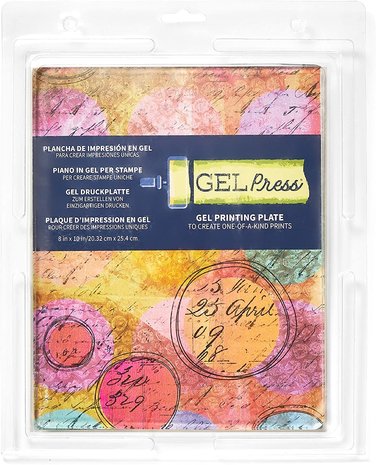 Gel Press • Gel printing plate rechthoek 8"x10"